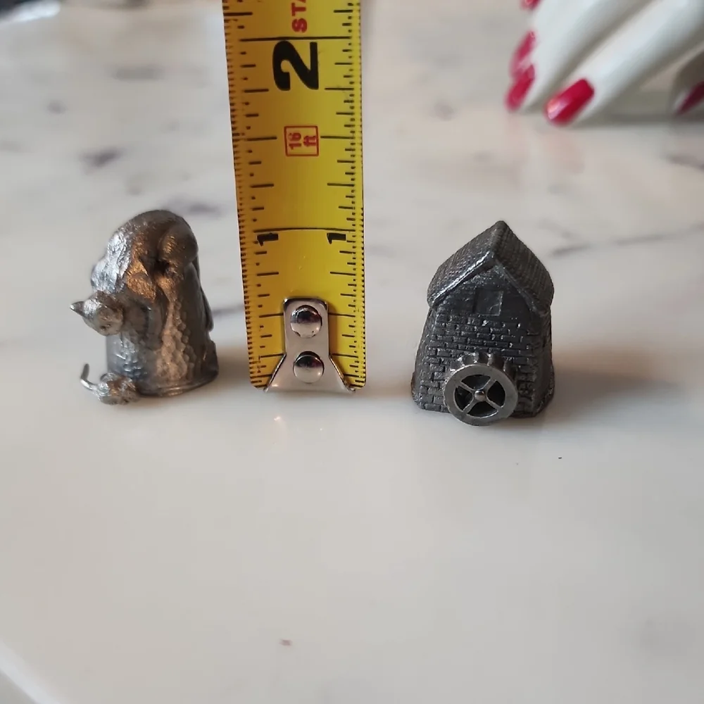 Pewter | Thumbles Made In England | Moving Parts | Vintage | Set 2